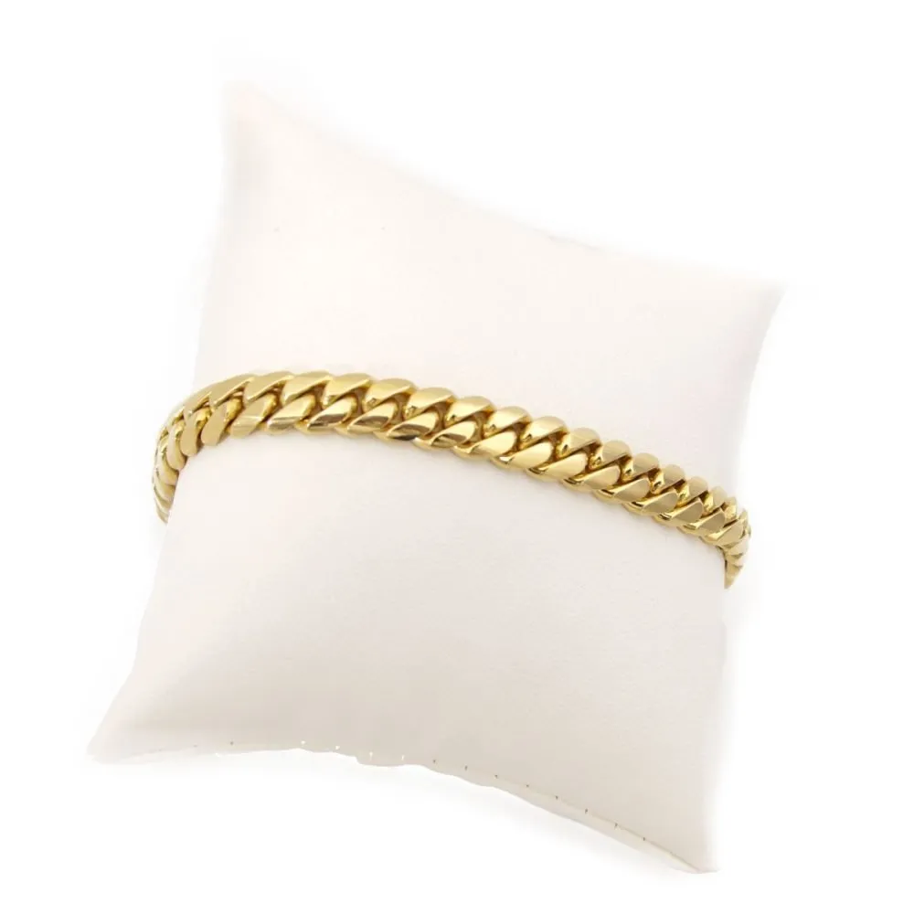 14K Gold Cuban Link Bracelet (7mm-10mm)