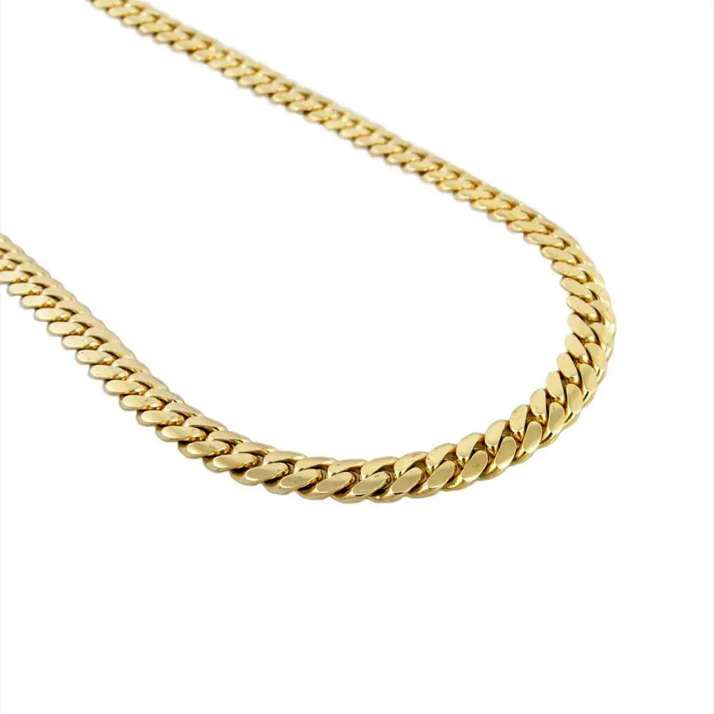 10K Gold Cuban Link Chain (7mm-9mm)